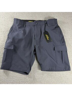 Stanley Workwear Stretch Flex Cargo Shorts Gray Men's Size 38 x 10